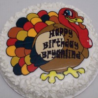 Thanksgiving Turkey cake