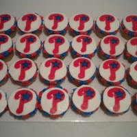 Phillies Cupcakes