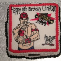 John Cena...WWE Wrestling cake