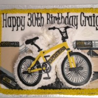 Dirt Bike Birthday Cake