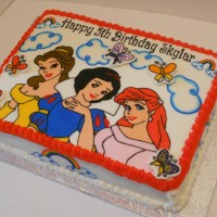 Princesses...Snow White, Ariel, Belle