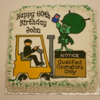 Happy 60th Birthday cake