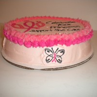 Breast Cancer Cake