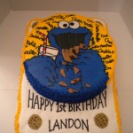 3D Cookie Monster Cake